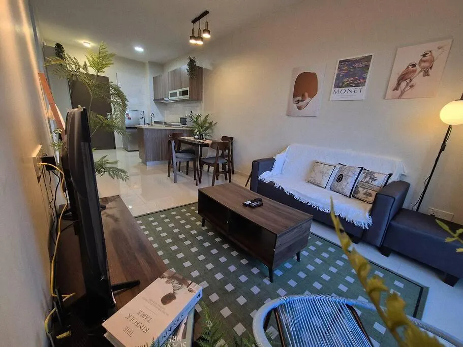 Cozy Nostalgia 2 Rooms 4 Pax - 15 Min To Jb Town Johor Bahru Apartment